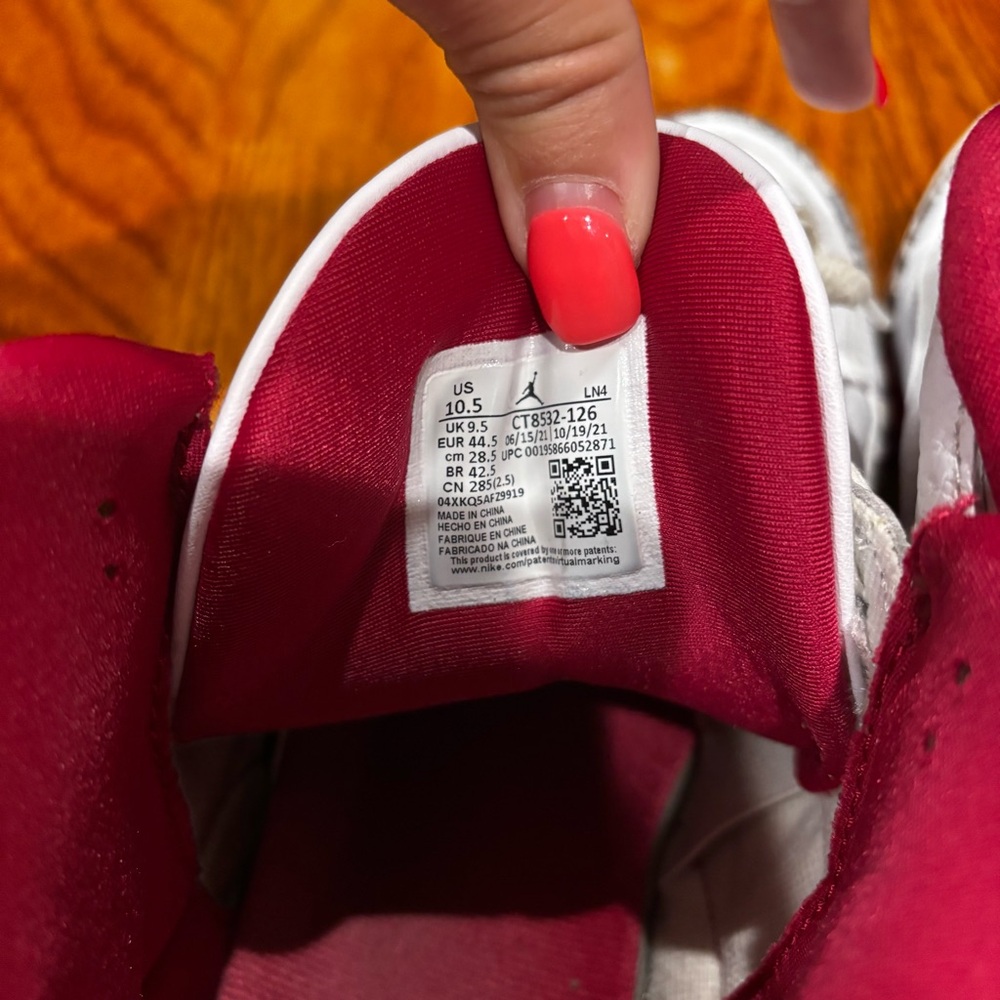 Air Jordan 3 cardinal red - Picture 6 of 8